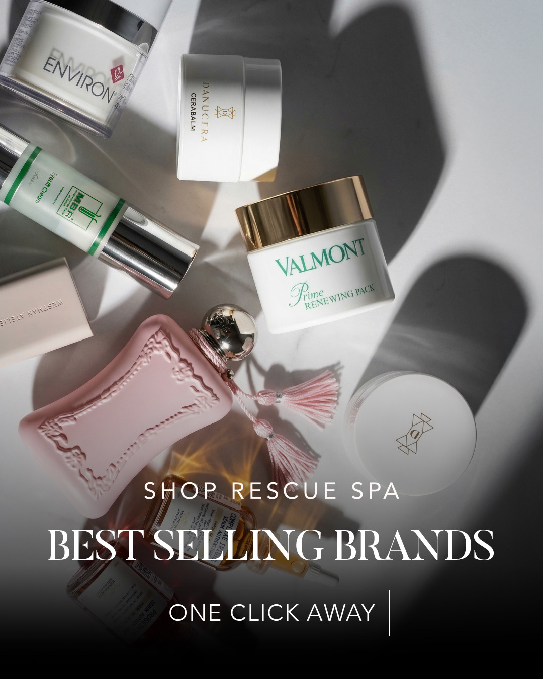 Rescue Spa Facebook ad: The Best Brands, All in One Place