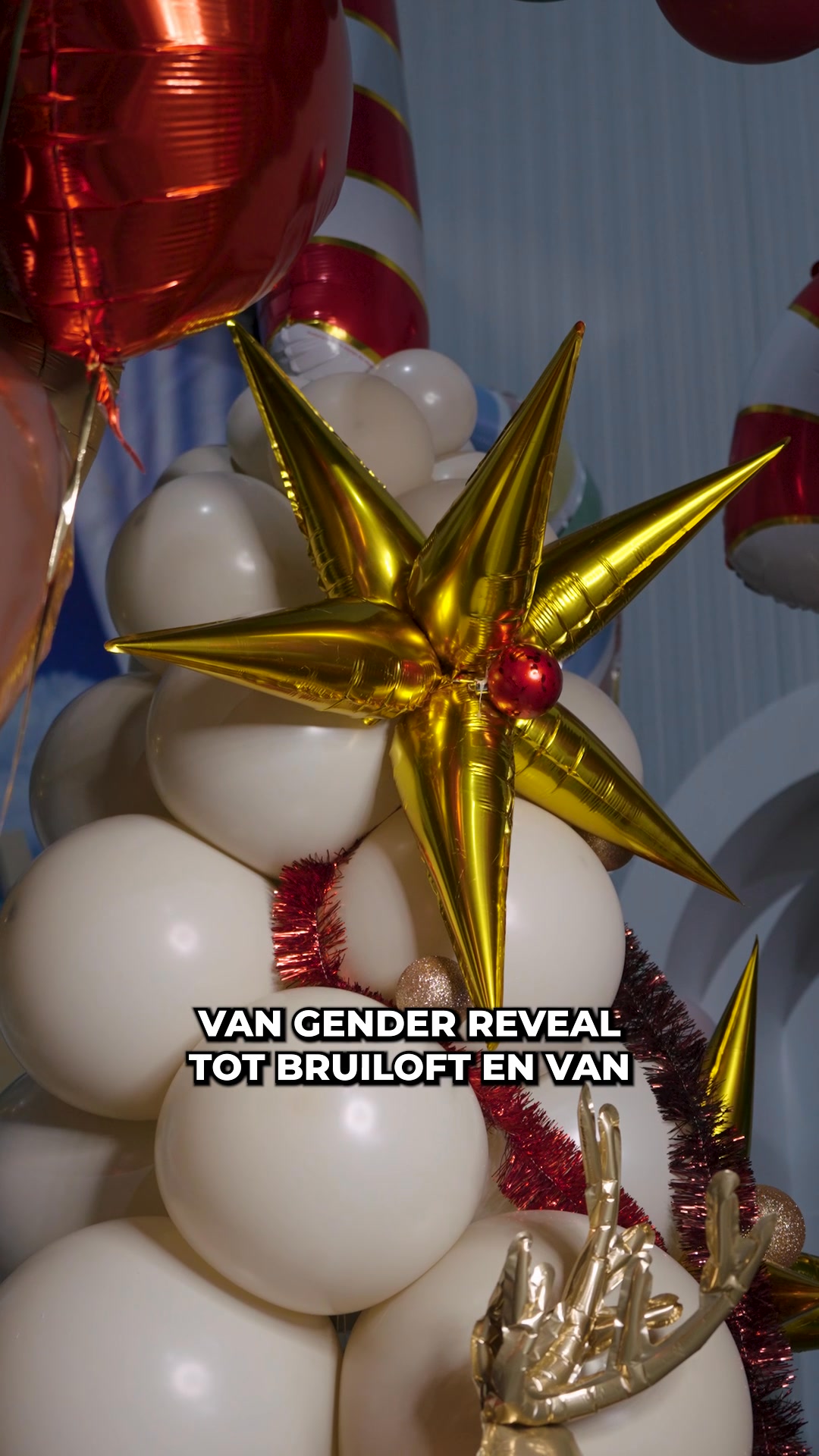 Mr. Balloon Facebook ad: Ballonnenbogen voor Bedrijven