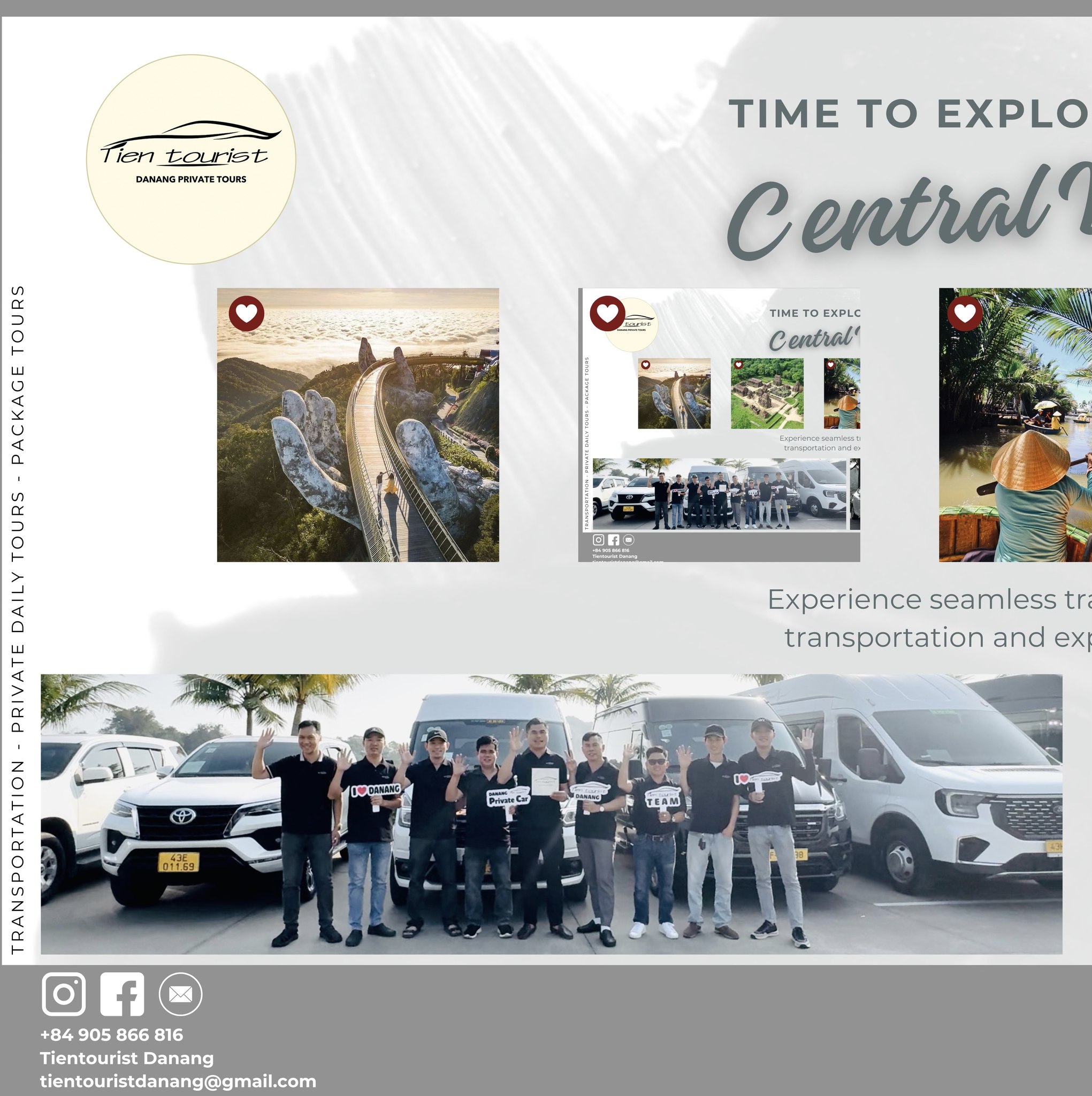 Tientourist Danang Facebook ad: Planning a trip to Central Vietnam?