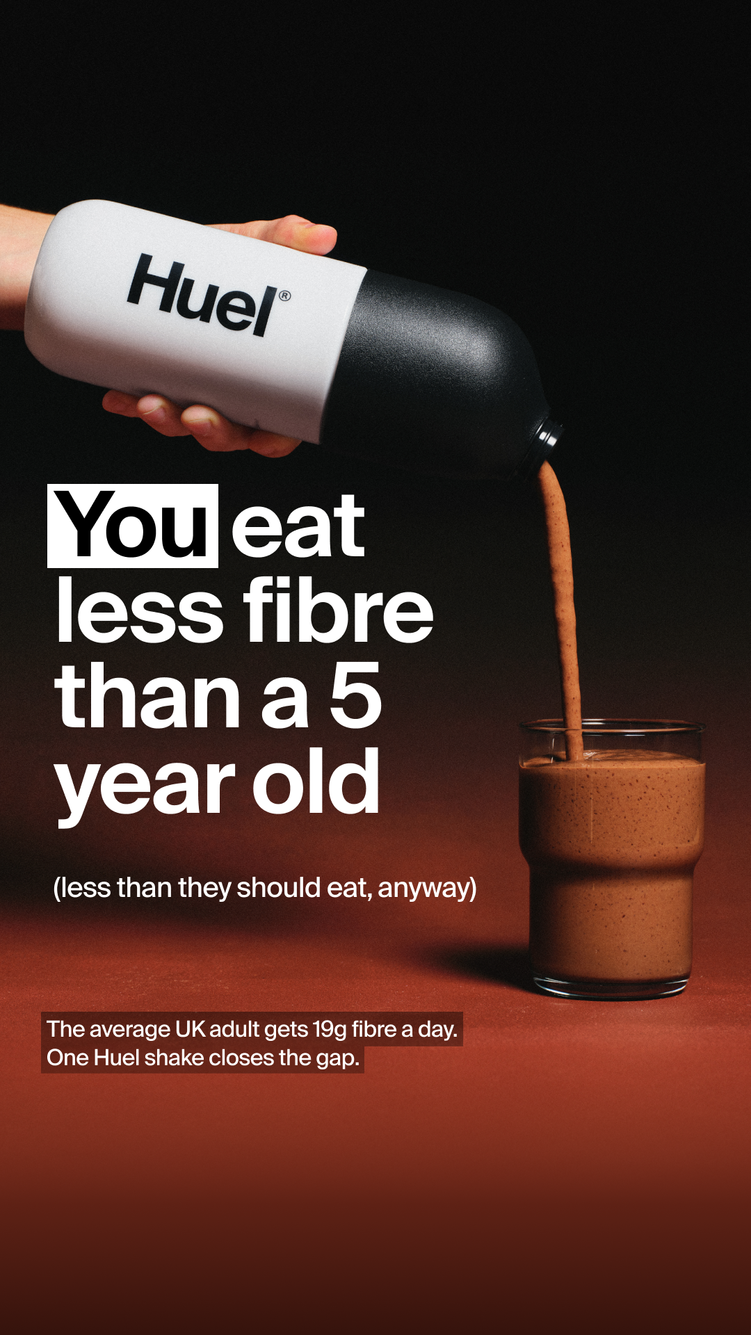 Huel Facebook ad
