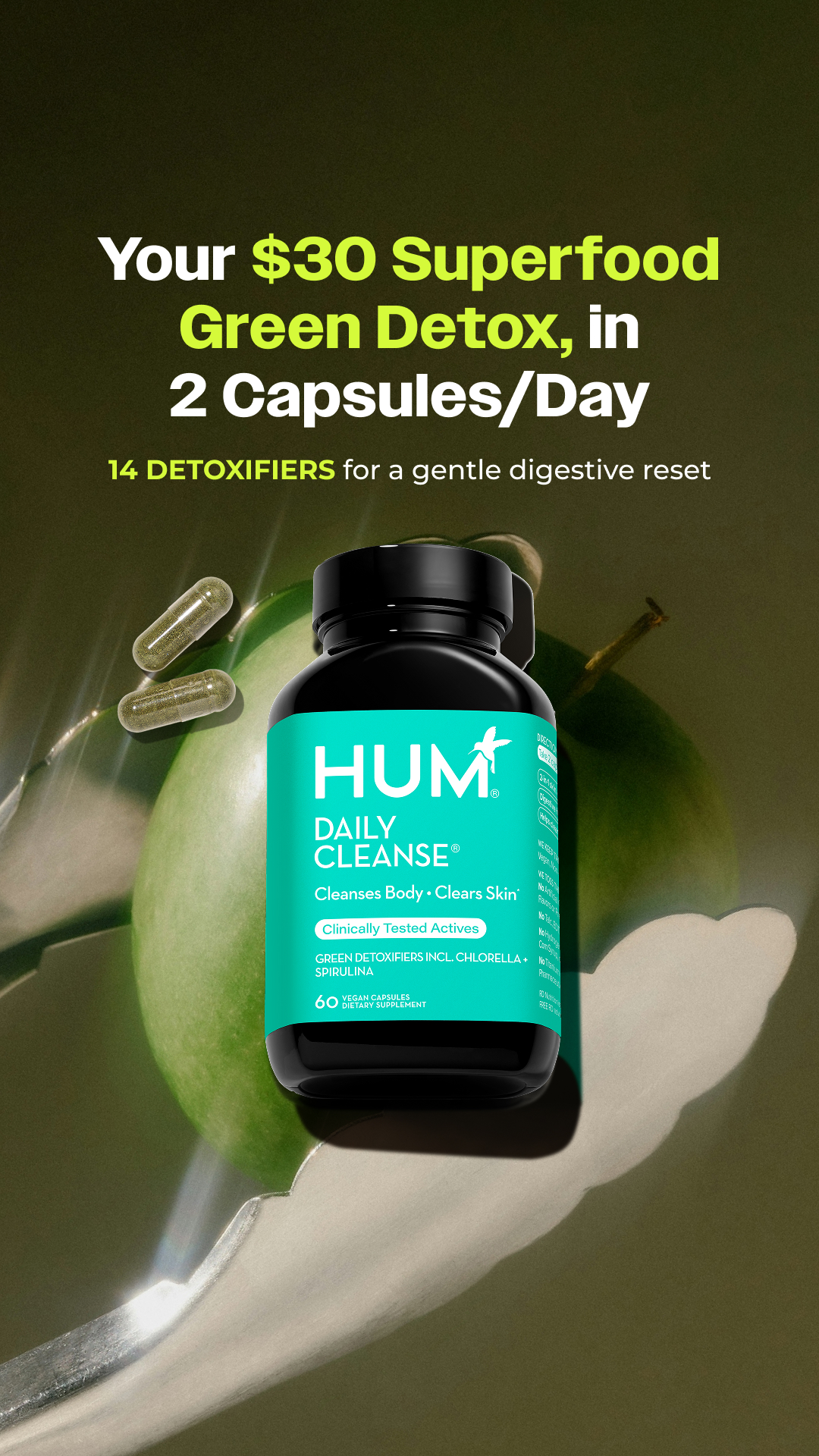 HUM Nutrition Facebook ad