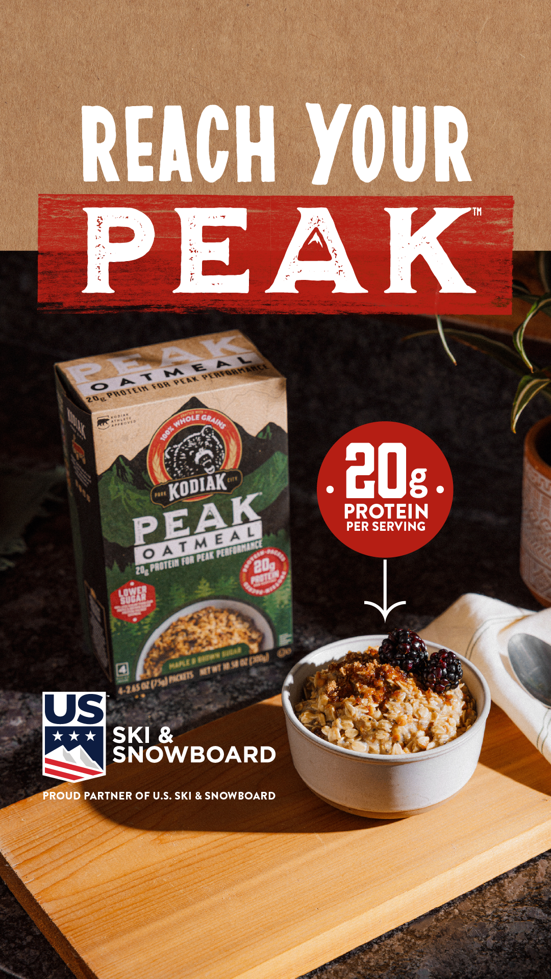 Kodiak Cakes Facebook ad