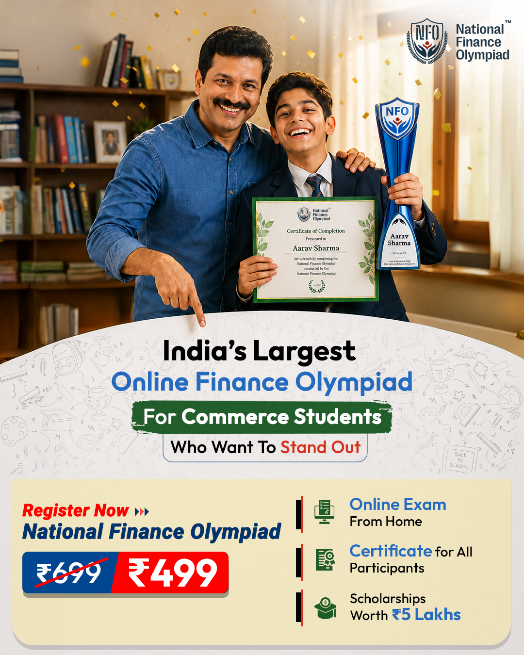 National Finance Olympiad Facebook ad