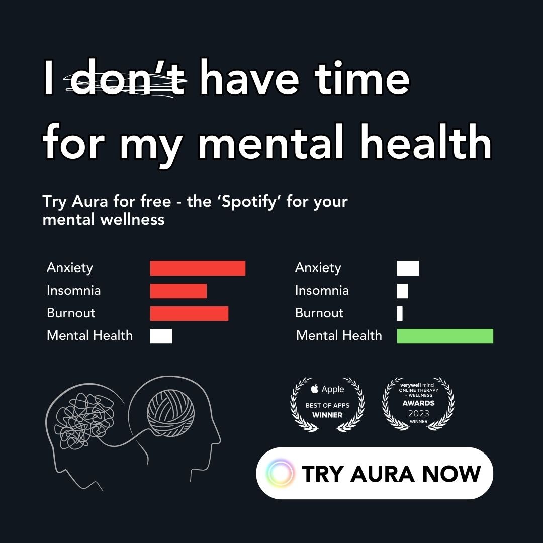 Aura: Find peace every day Facebook ad