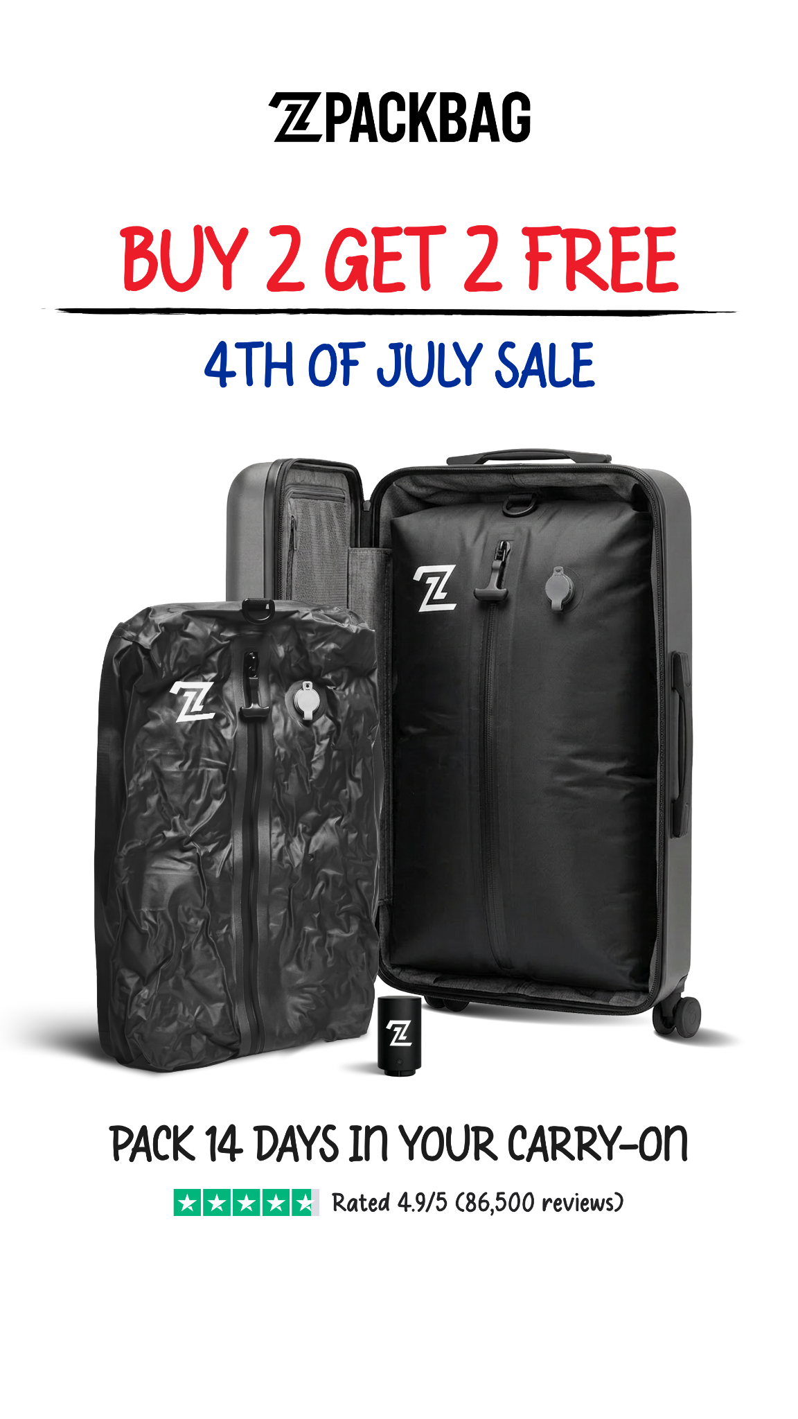2packbag Facebook ad