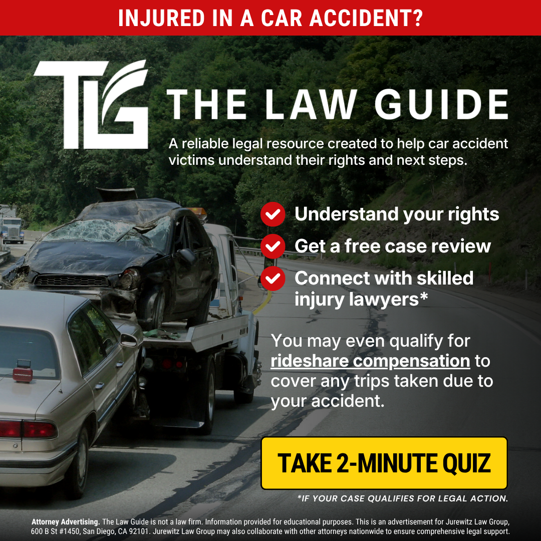 The Law Guide Facebook ad from May 11, 2026