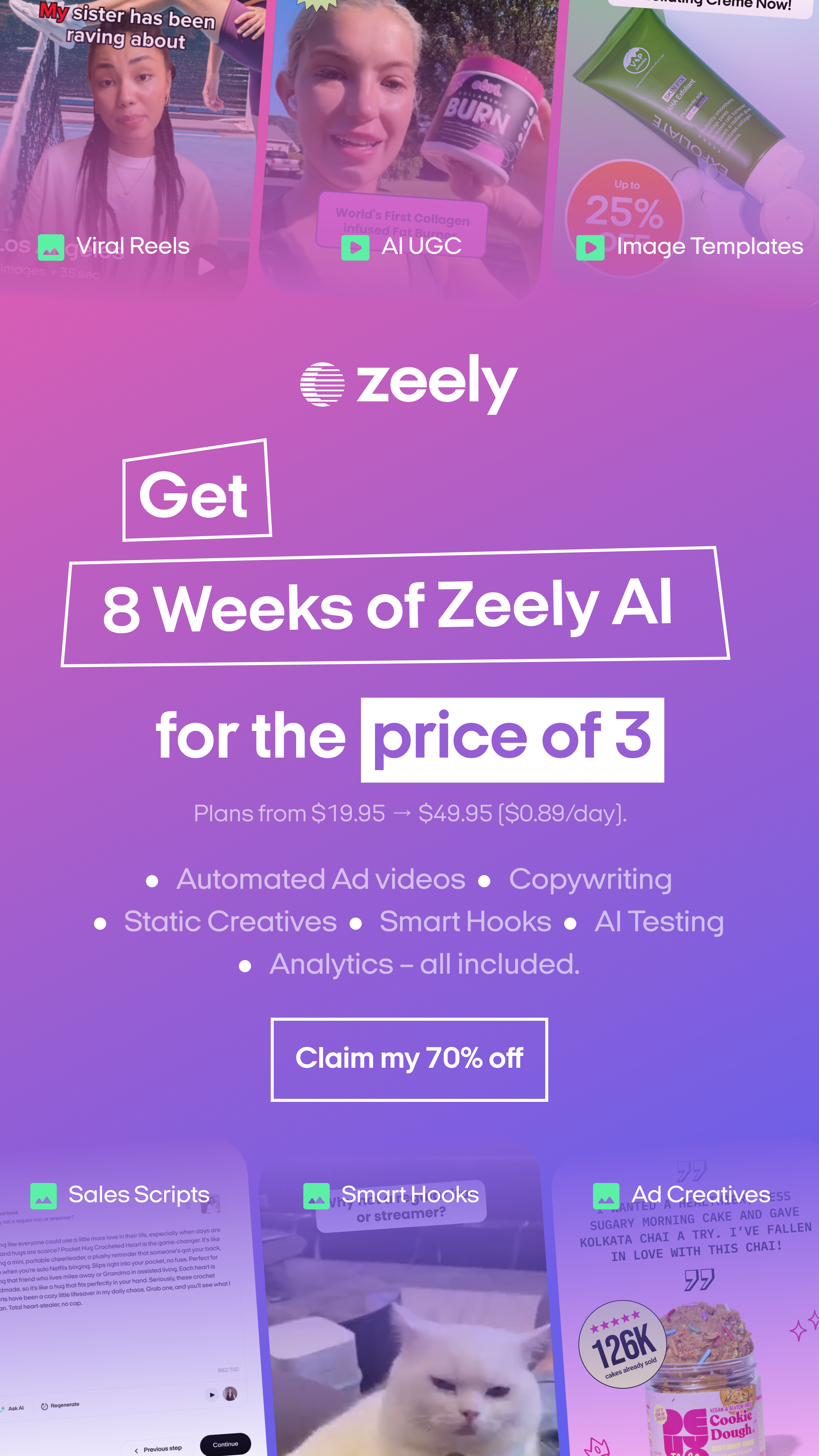 Zeely Facebook ad