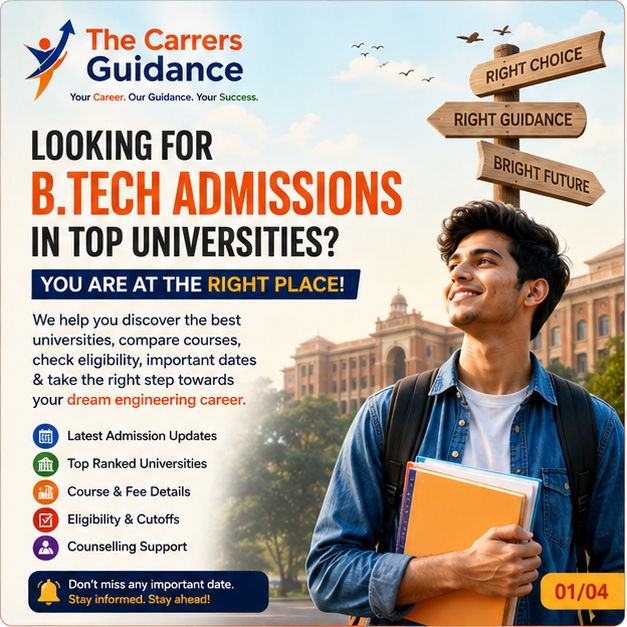 Carrerladder Guidance Pvt Ltd Facebook ad: B.Tech admissions are competitive, and one wrong decision…