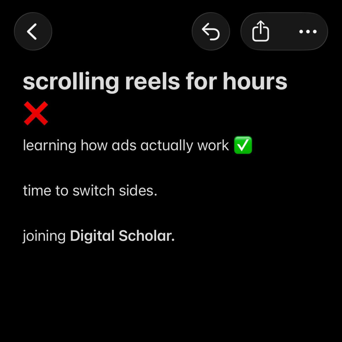 Digital Scholar Facebook ad