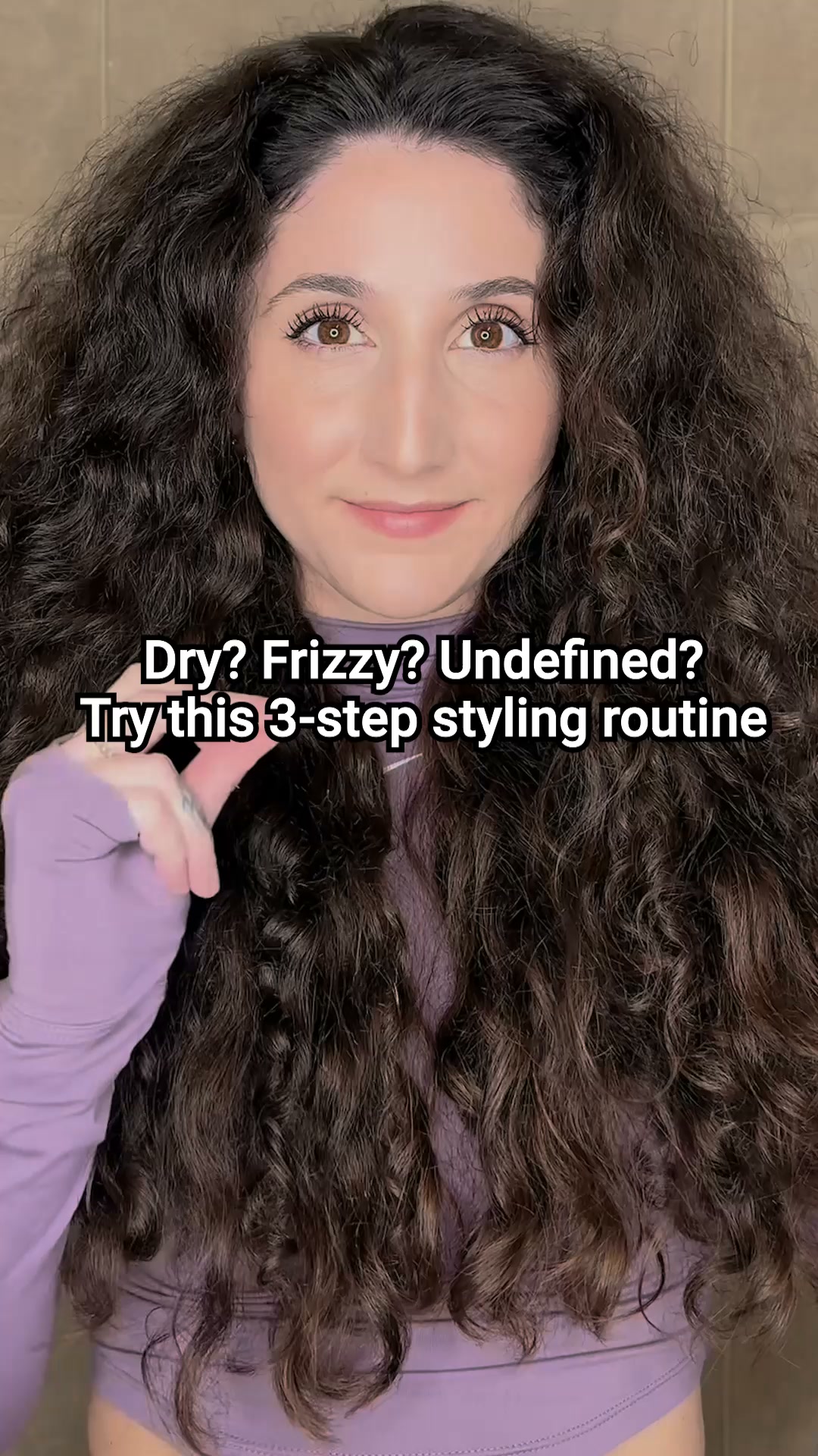Flora & Curl Haircare Facebook ad: Your curls are awaiting
