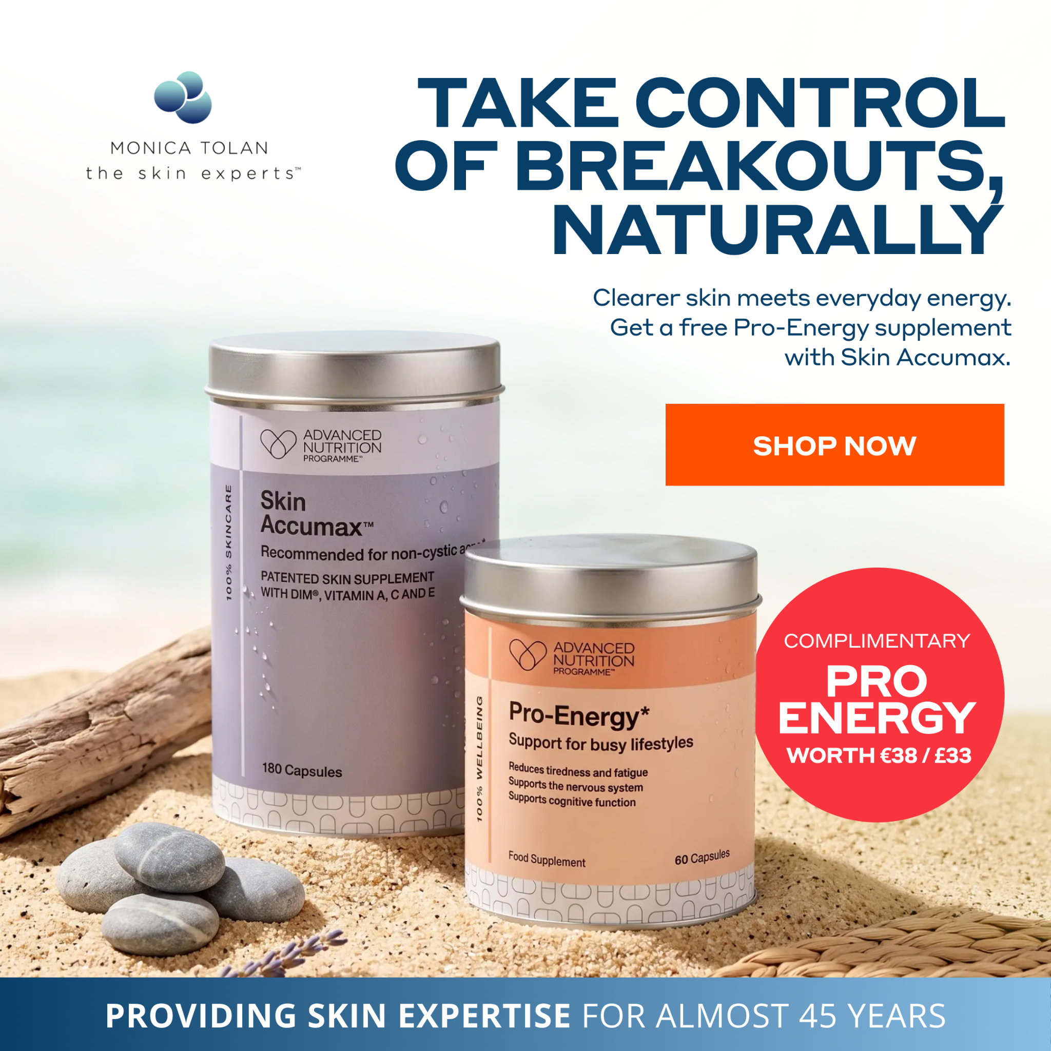 Monica Tolan The Skin Experts Facebook ad