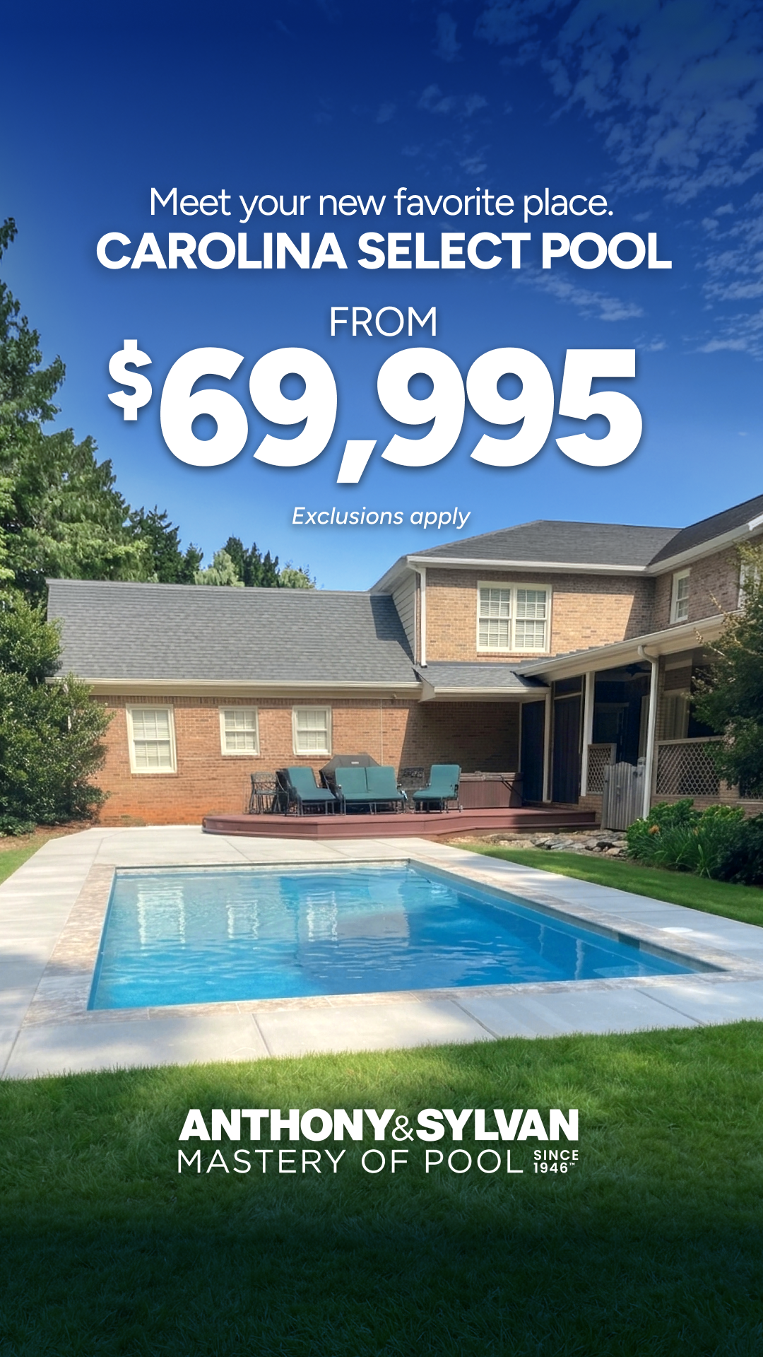 Anthony & Sylvan Pools Facebook ad