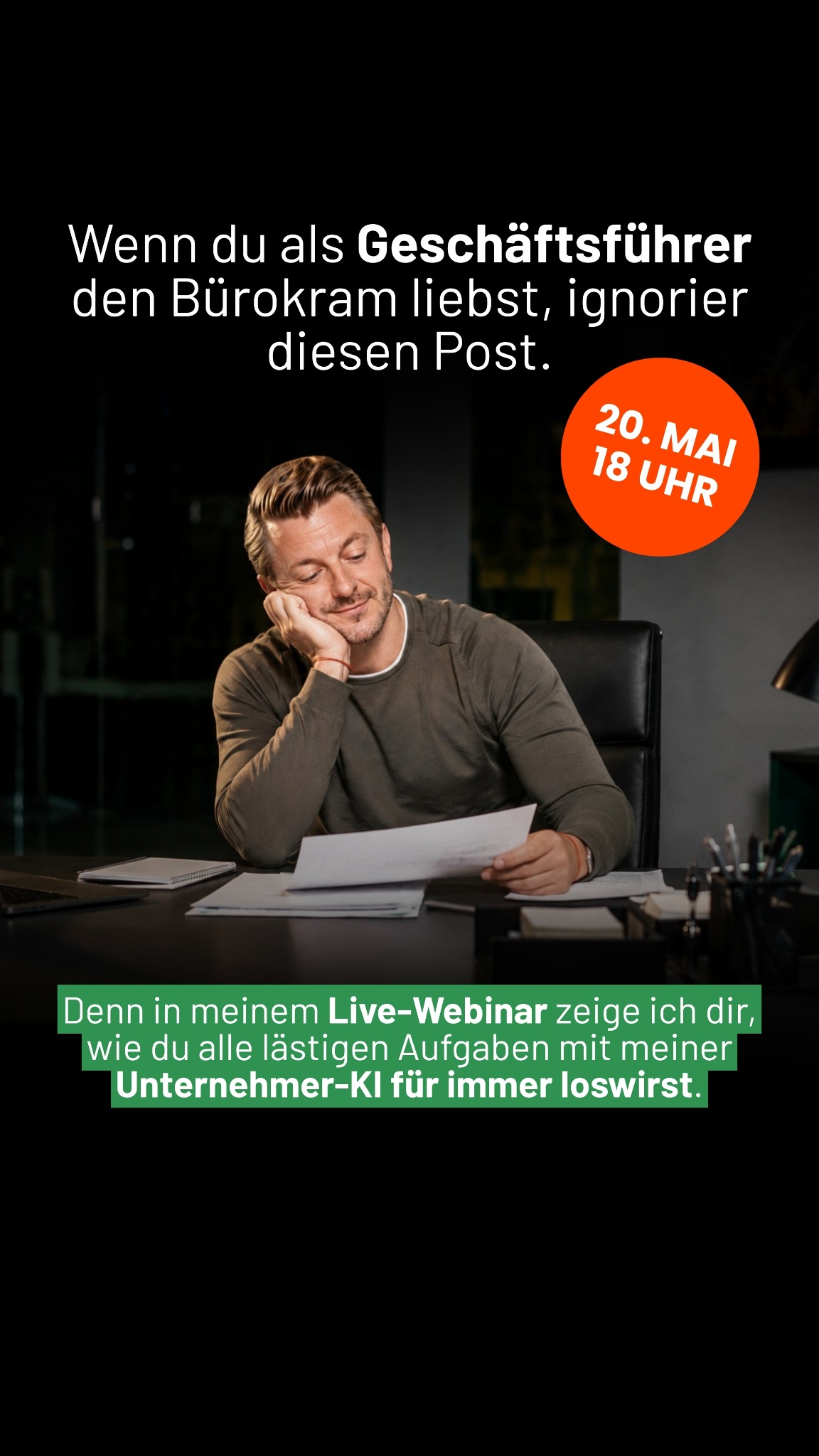 Matthias Aumann Facebook ad
