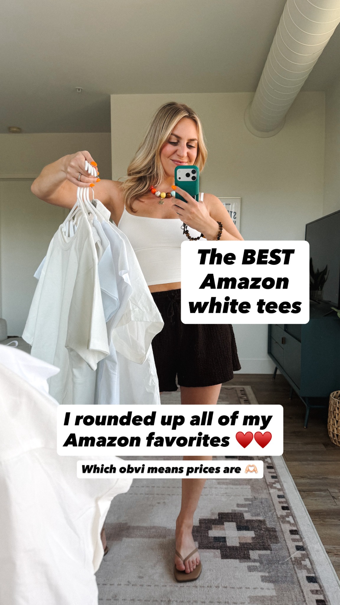 Fit Foodie Finds Facebook ad: THE best white tees from Amazon!