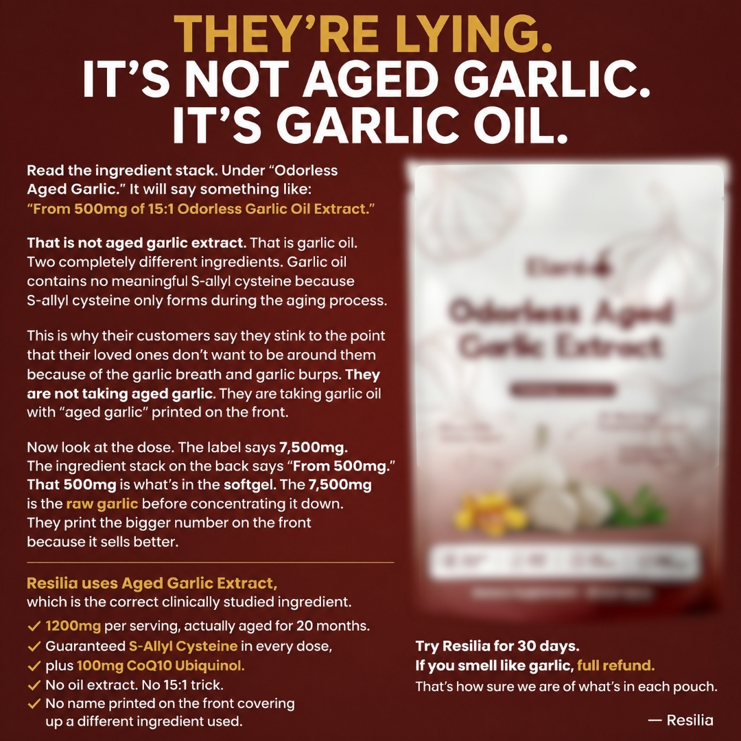 Garlic Supplement Reviews Facebook ad
