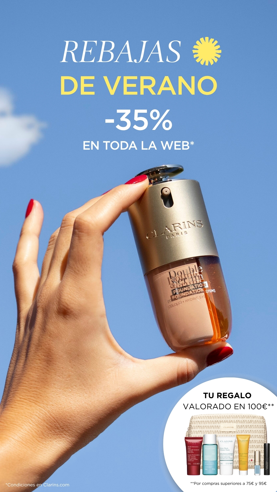 Clarins Facebook ad