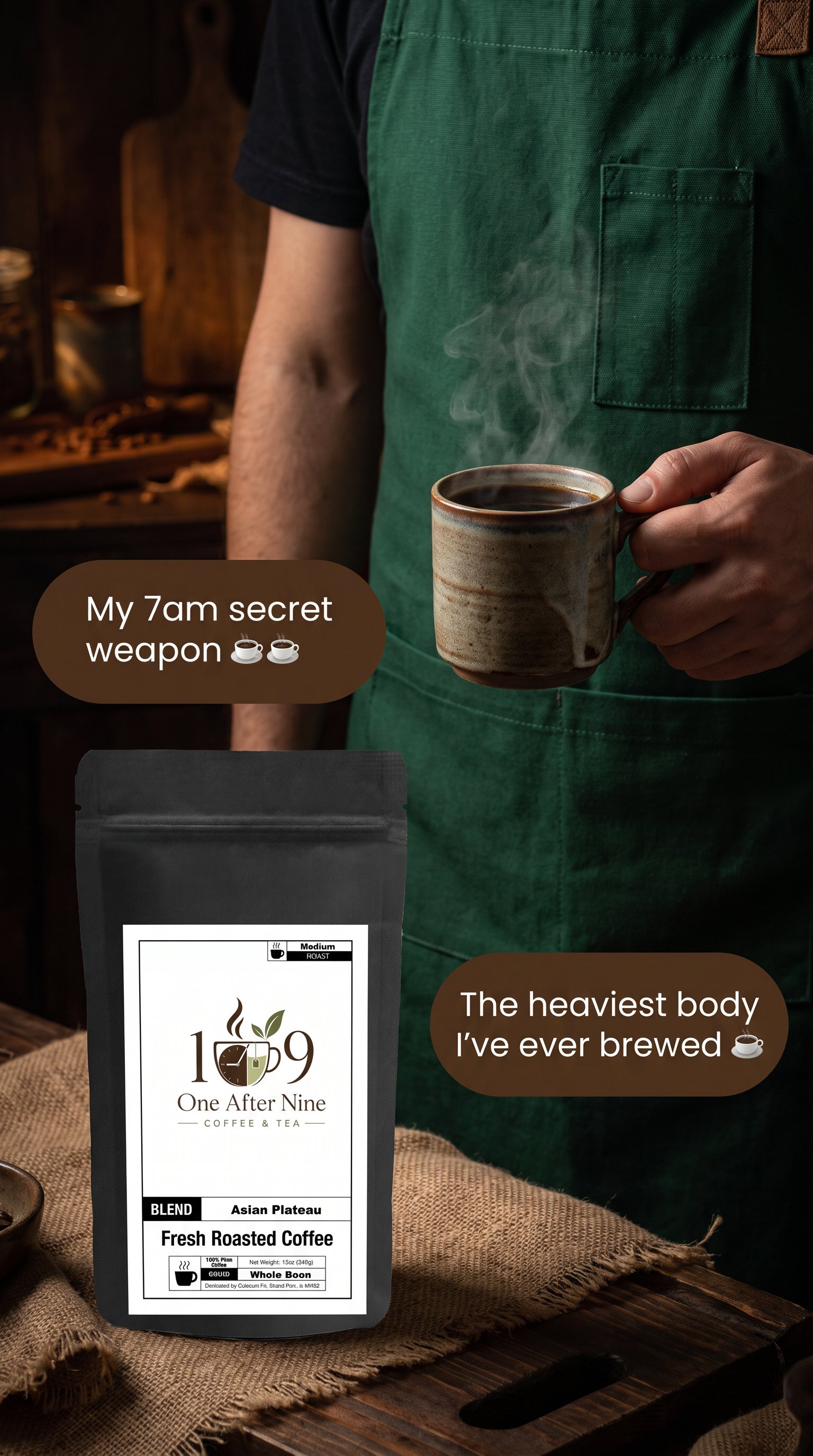 Zeely Ad Studio Facebook ad: Tired of coffee lacking flavor and aroma? Try our Asian…