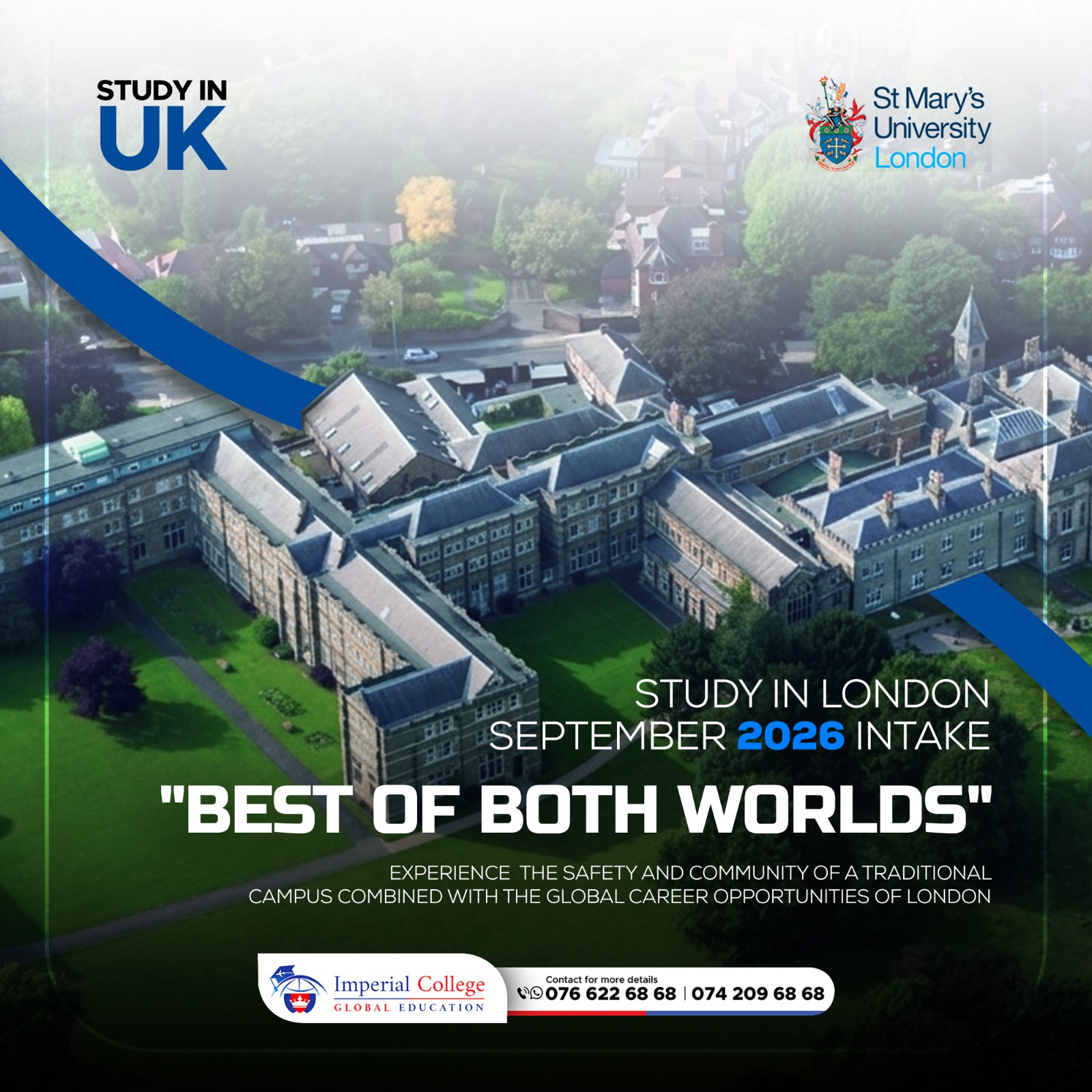 Imperial College Global Education Facebook ad