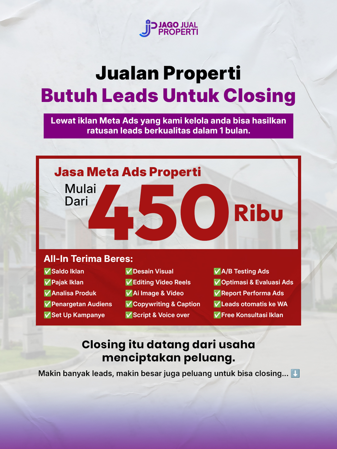 Jago Jual Properti Facebook ad
