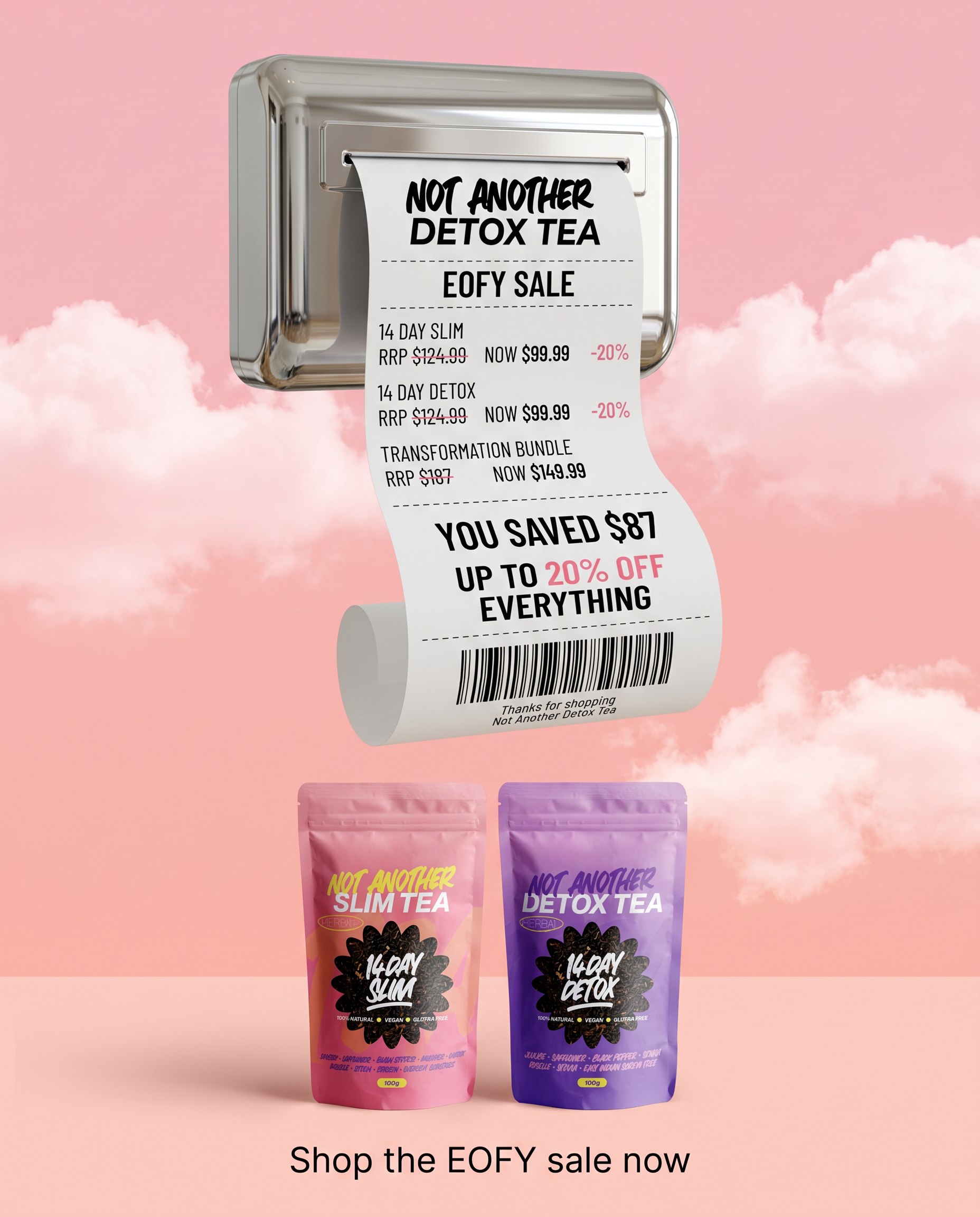NA Detox Tea Facebook ad
