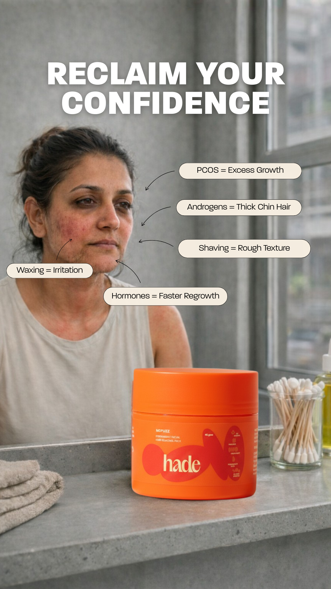 Hade Organic Skincare Facebook ad