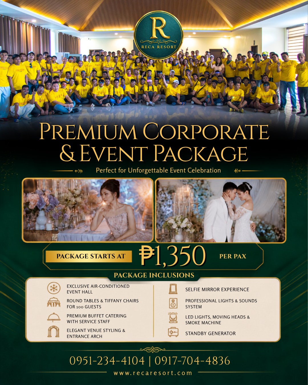 RECA Resort Philippines Facebook ad