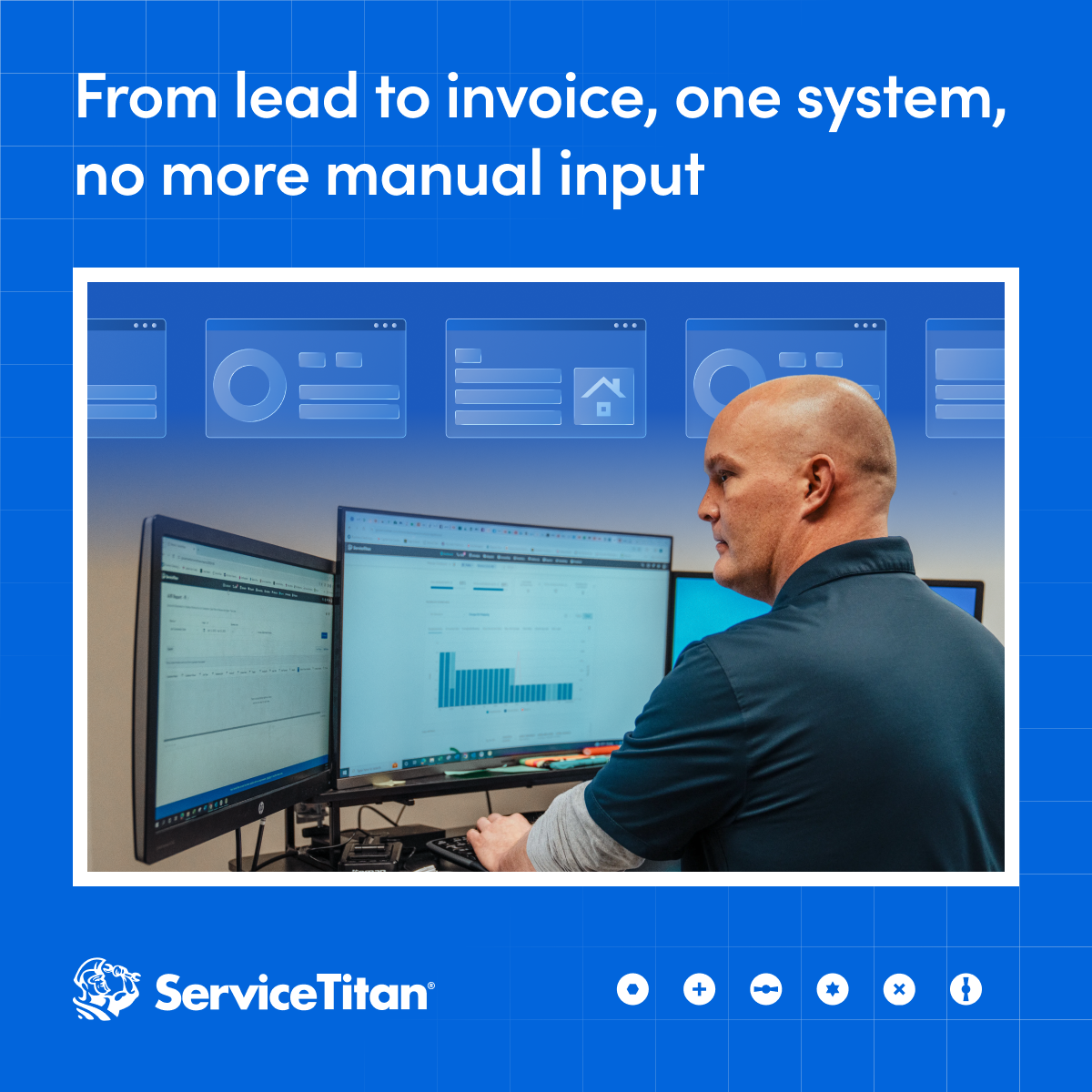 ServiceTitan Facebook ad: Handle Sold Jobs in a Single System