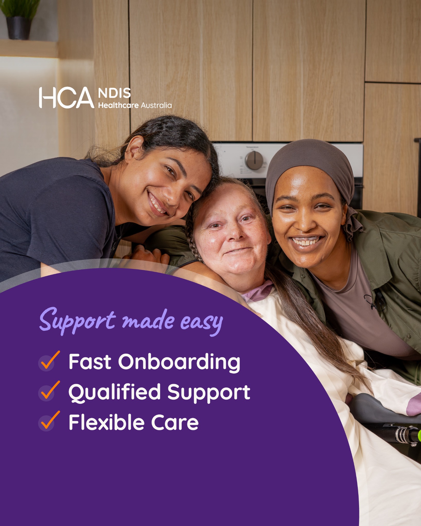 HCA NDIS Facebook ad