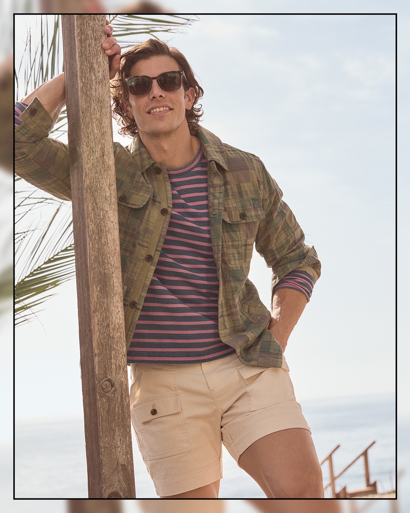 The White Crow Store Facebook ad: Madras from the Brooks Brothers Archive.