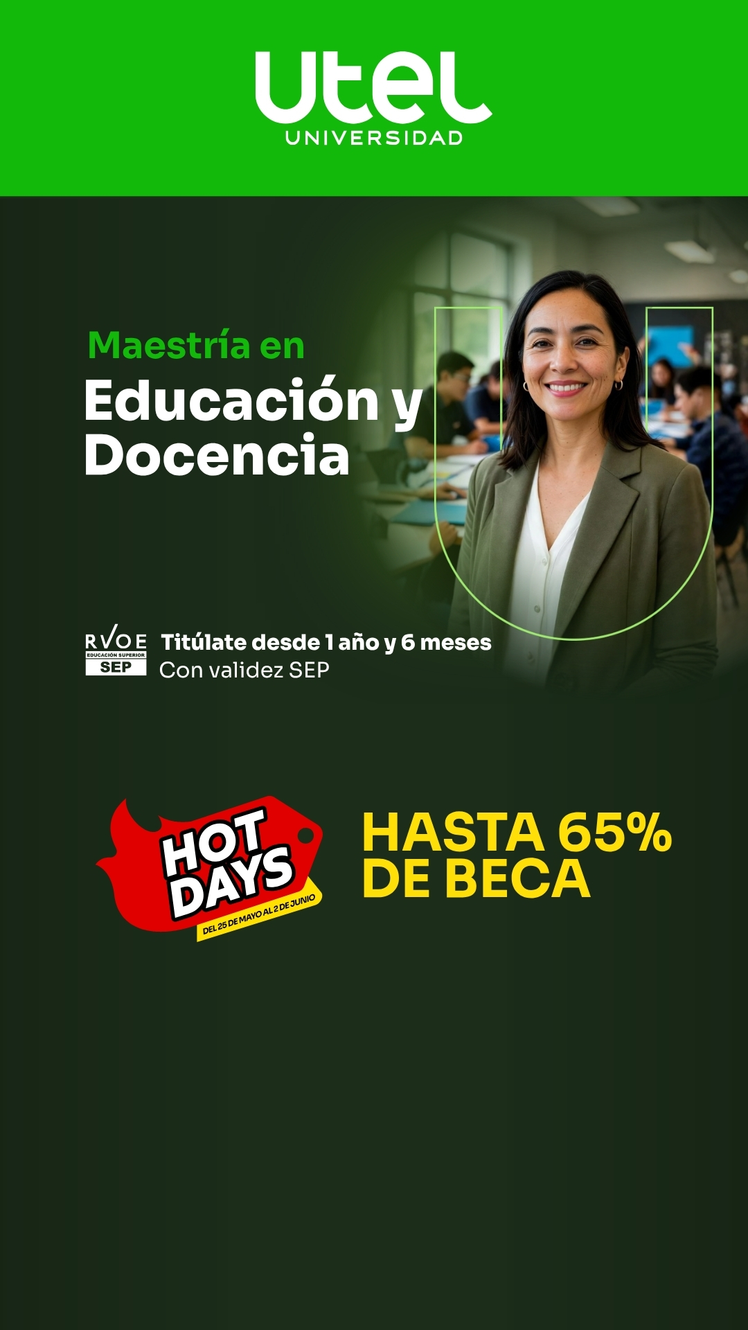 Utel Universidad Facebook ad