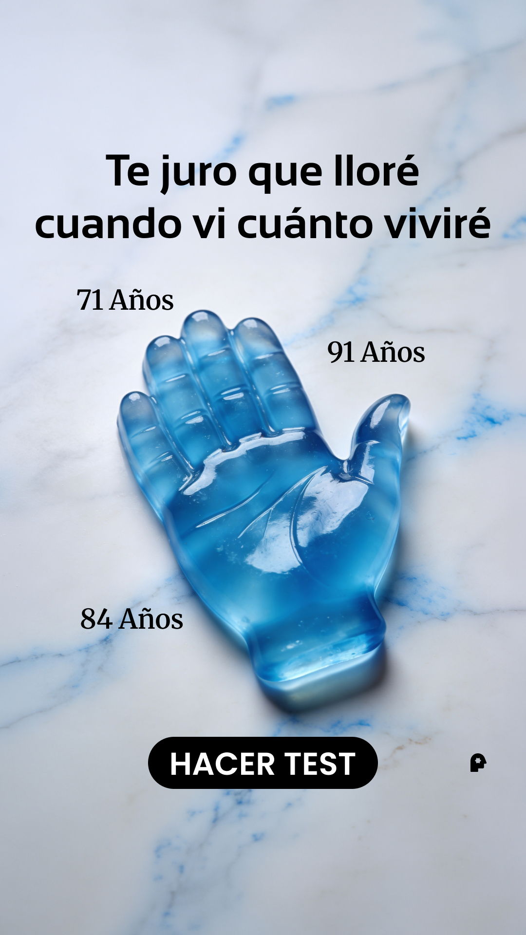 Nebula: Palm Reading Facebook ad
