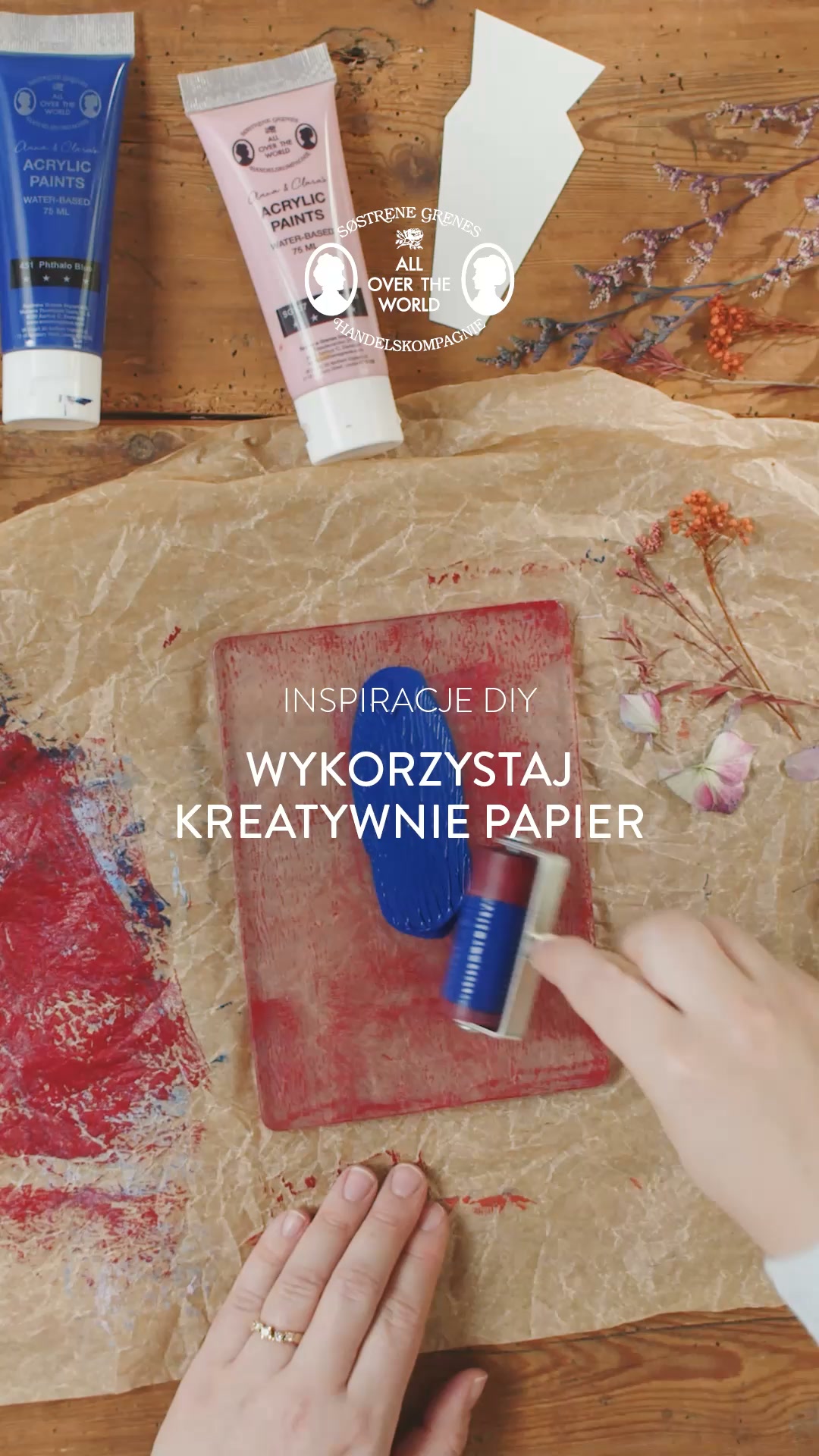 Søstrene Grene Facebook ad: Papier, kolor i forma