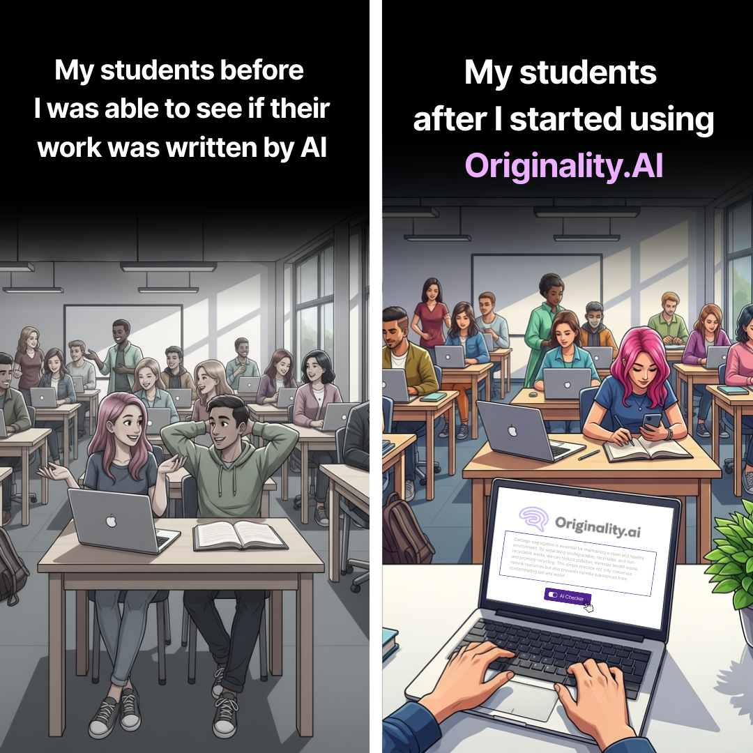 Originality.AI - AI Detection and Plagiarism Checking Facebook ad