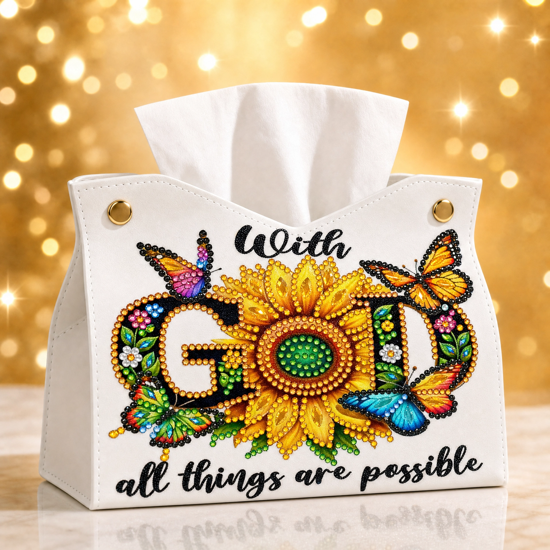 Ecoolbuy Club Facebook ad: DIY Diamond Painting Tissue Box