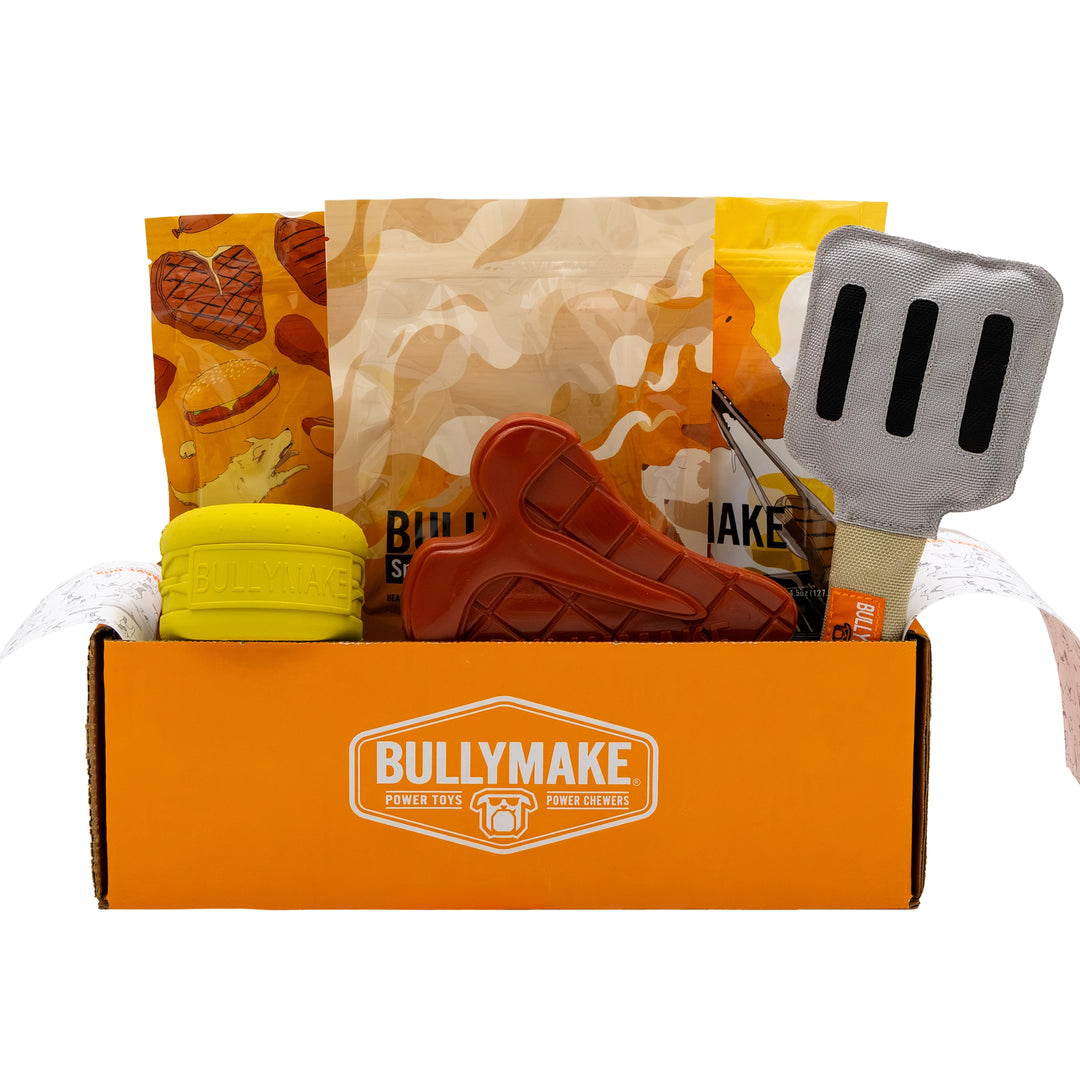 BULLYMAKE Facebook ad: If your dog can break our toys, we’ll…