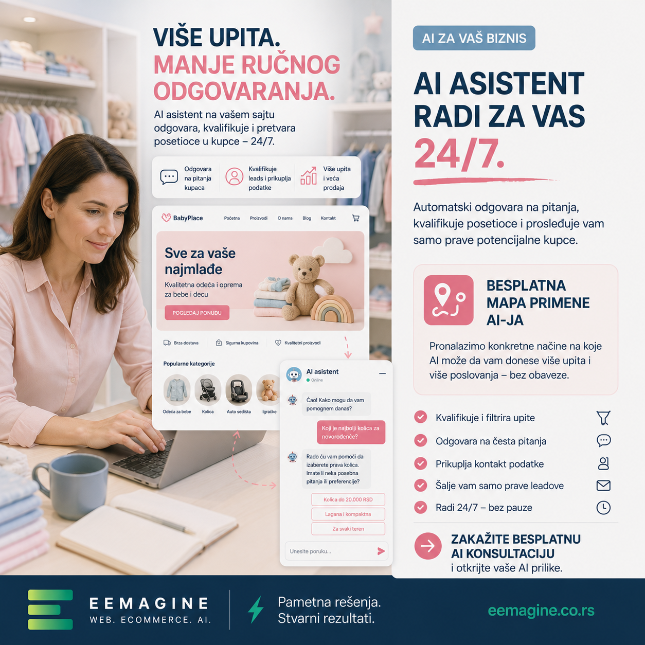 Eemagine Works - Web development agency Facebook ad