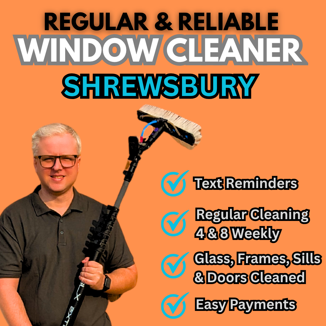 Regular Window Cleaning Shrewsbury Facebook ad: Click to Get Your Quote