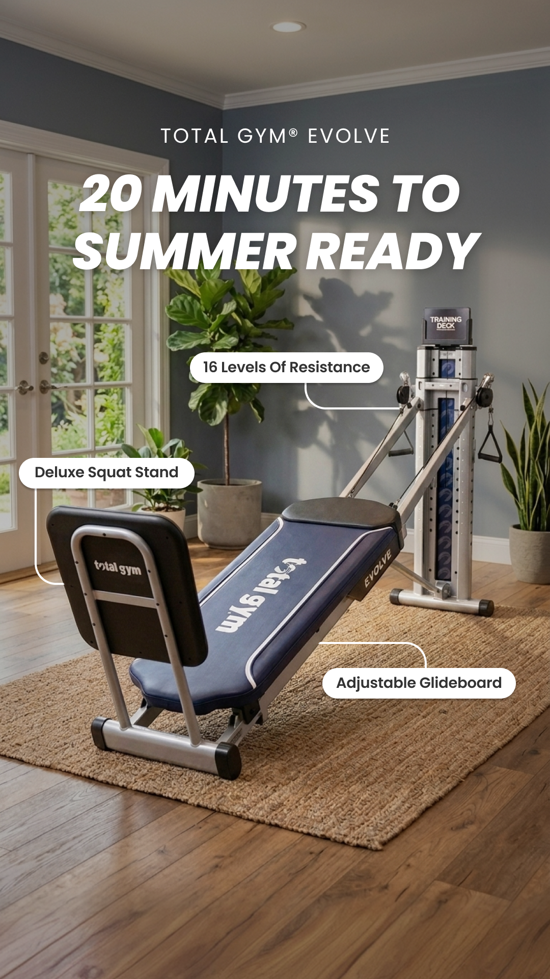 TOTAL GYM Facebook ad