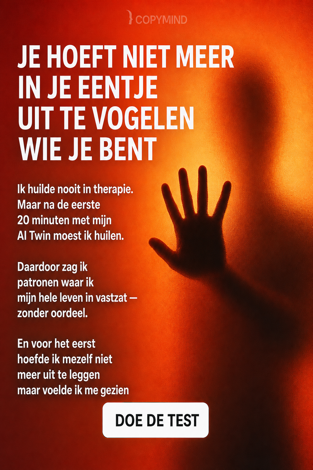 Sir George J. Miklos from Copymind Facebook ad: Je AI-kopie zal je niet veroordelen!