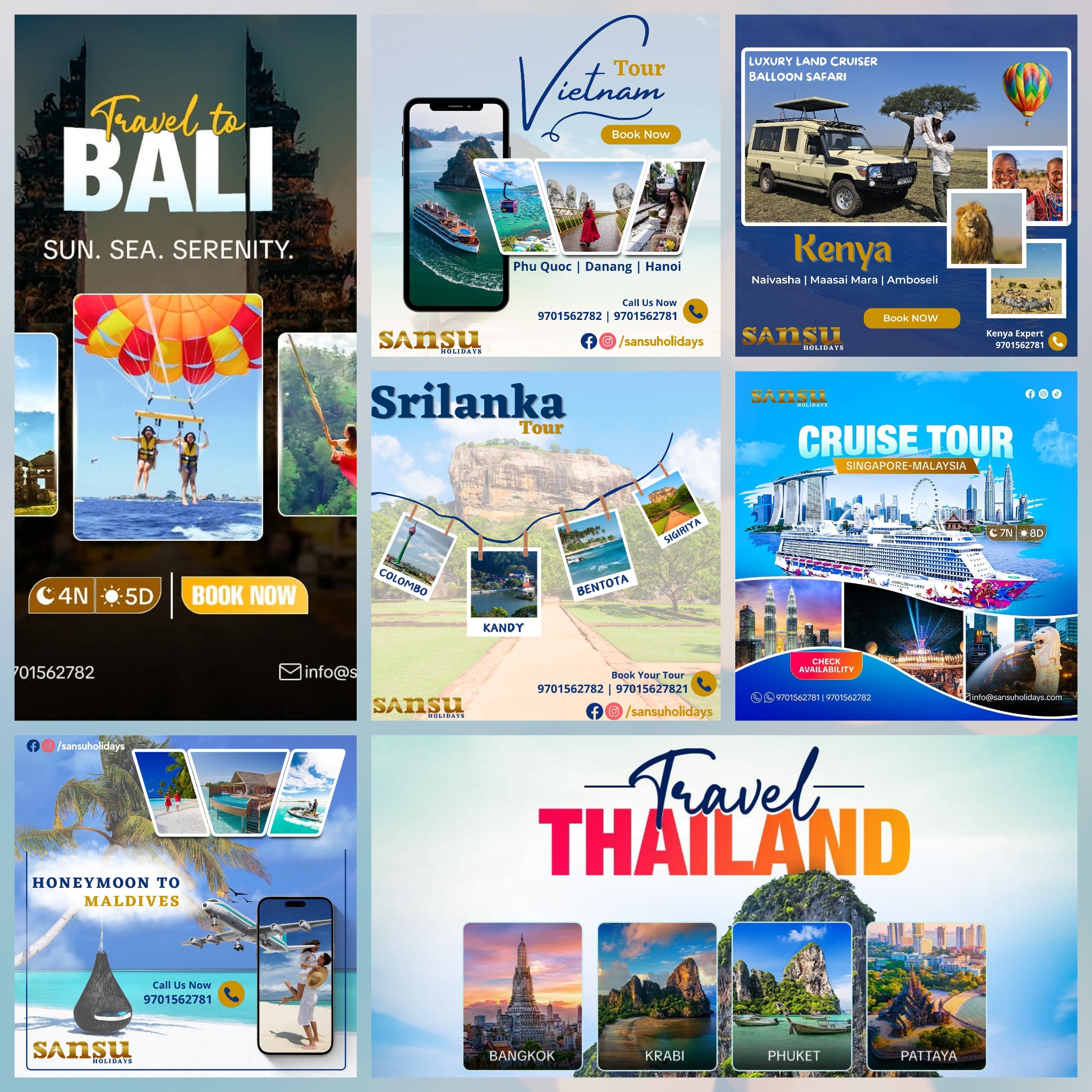 Sansu Holidays Facebook ad