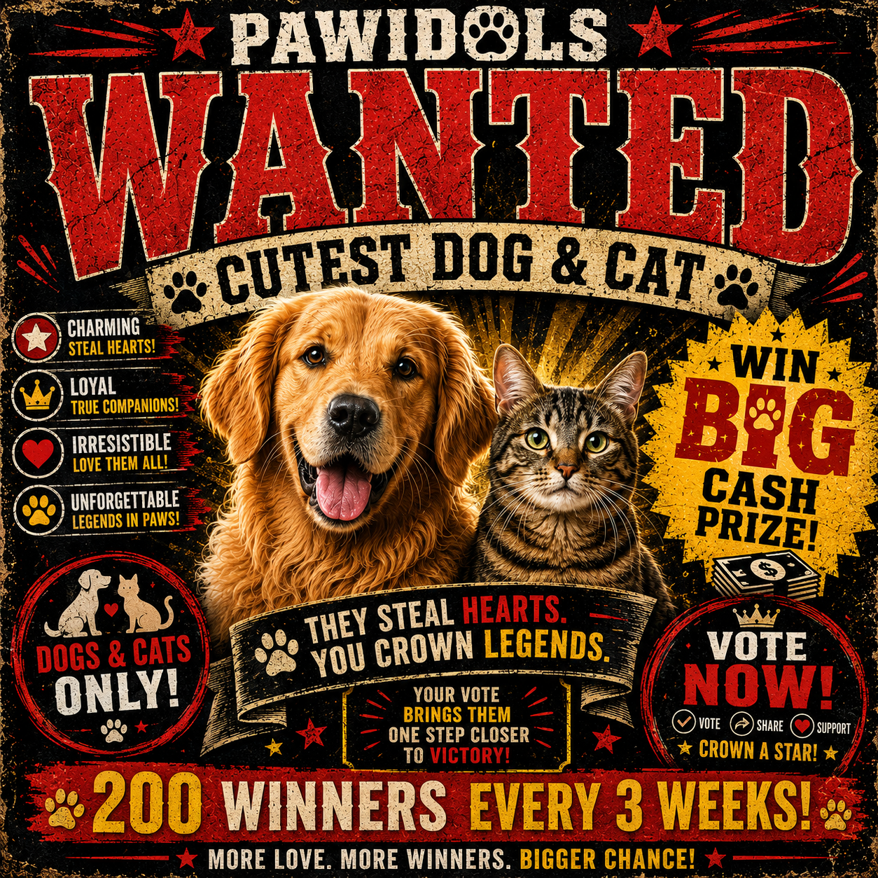 Pawidols Facebook ad: You Might Have The Winner!
