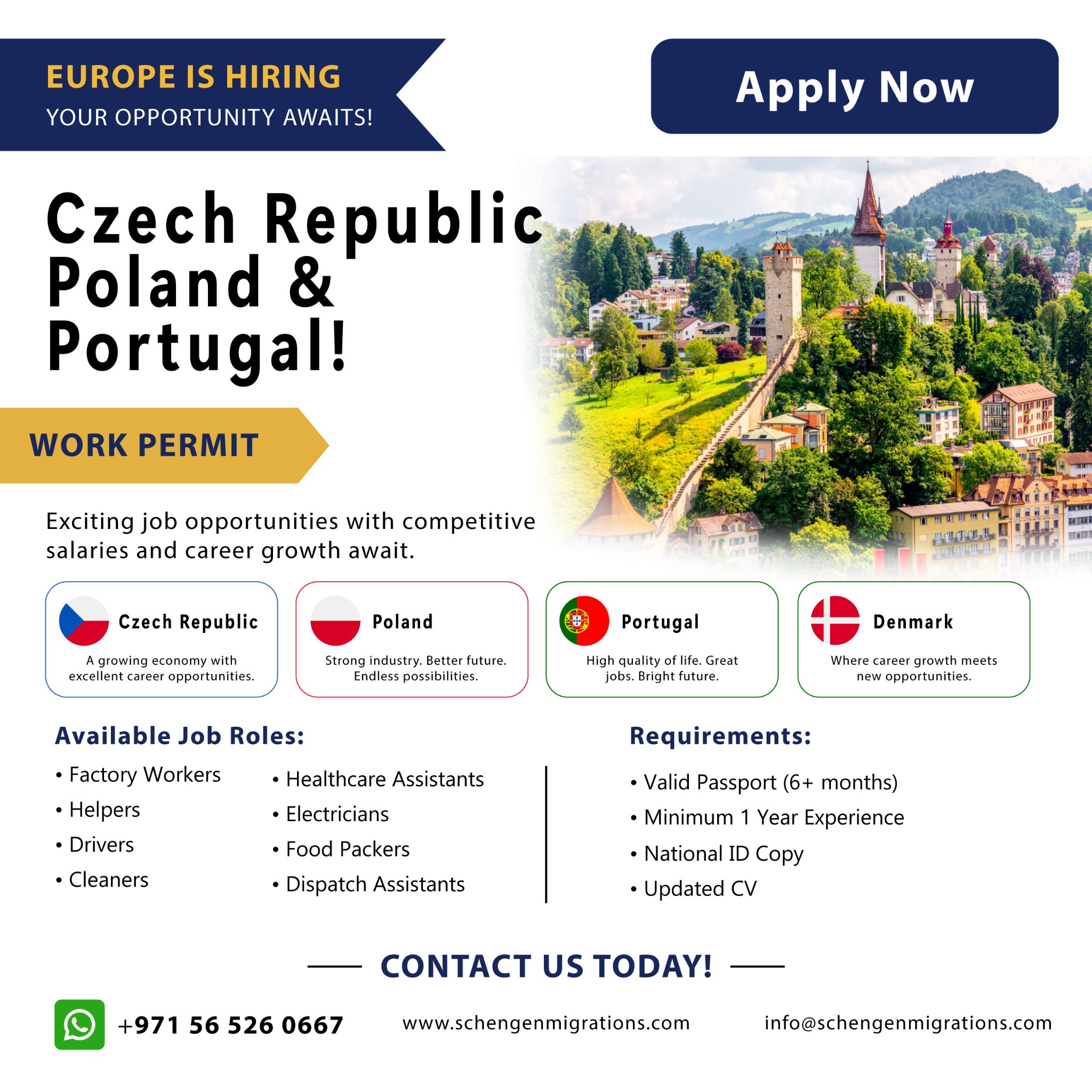 Schengen Migration Visa Services Facebook ad