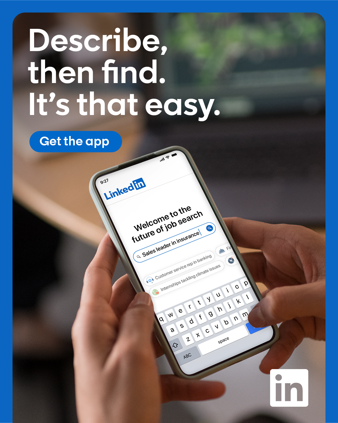 LinkedIn Facebook ad