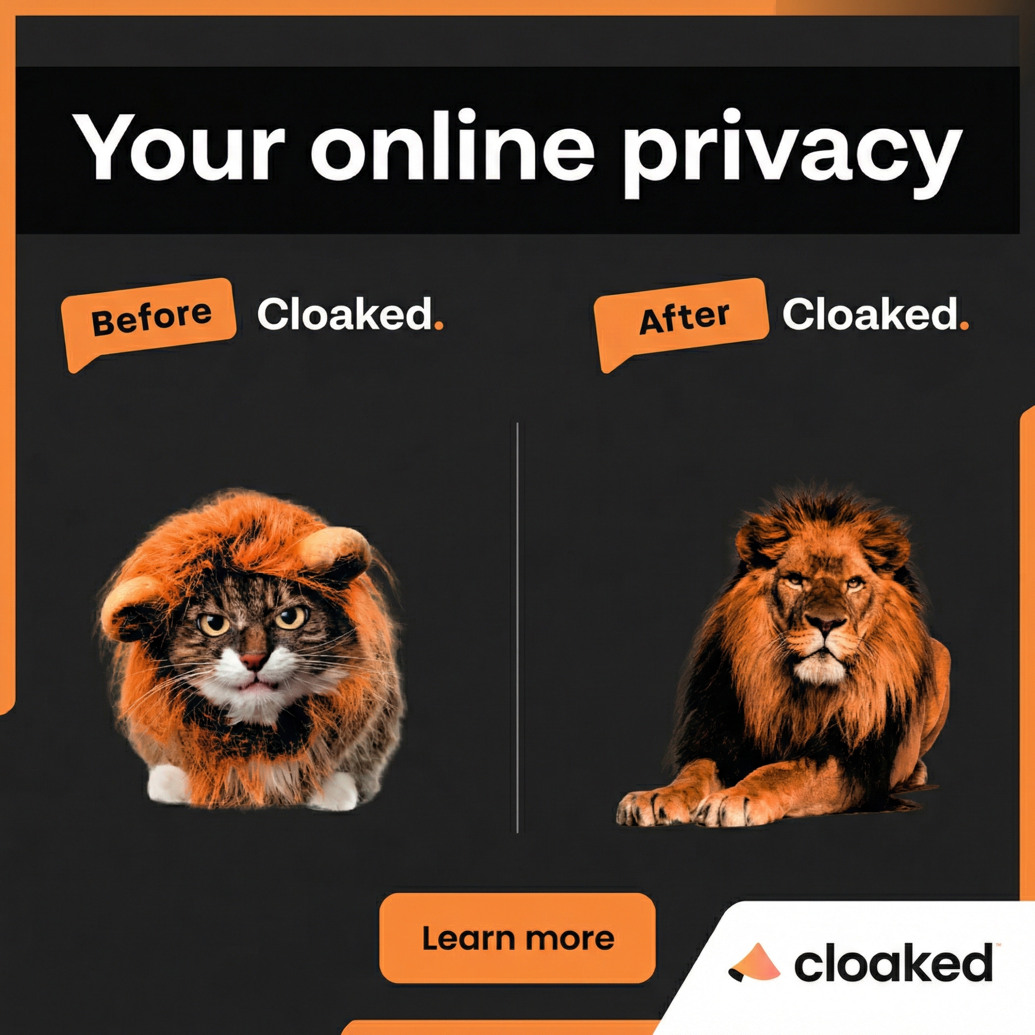 Cloaked Inc. Facebook ad