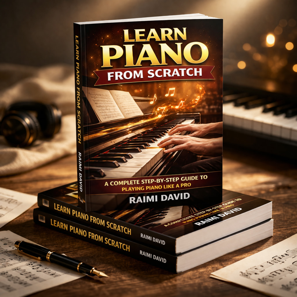 Traimi Music & Tech. Academy Facebook ad: LEARN PIANO FROM SCRATCH