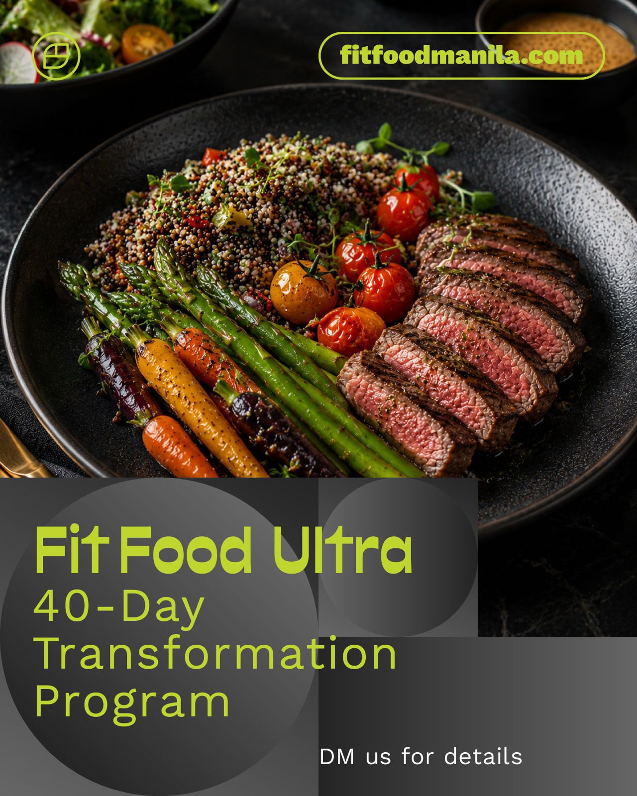 Fit Food Manila Facebook ad