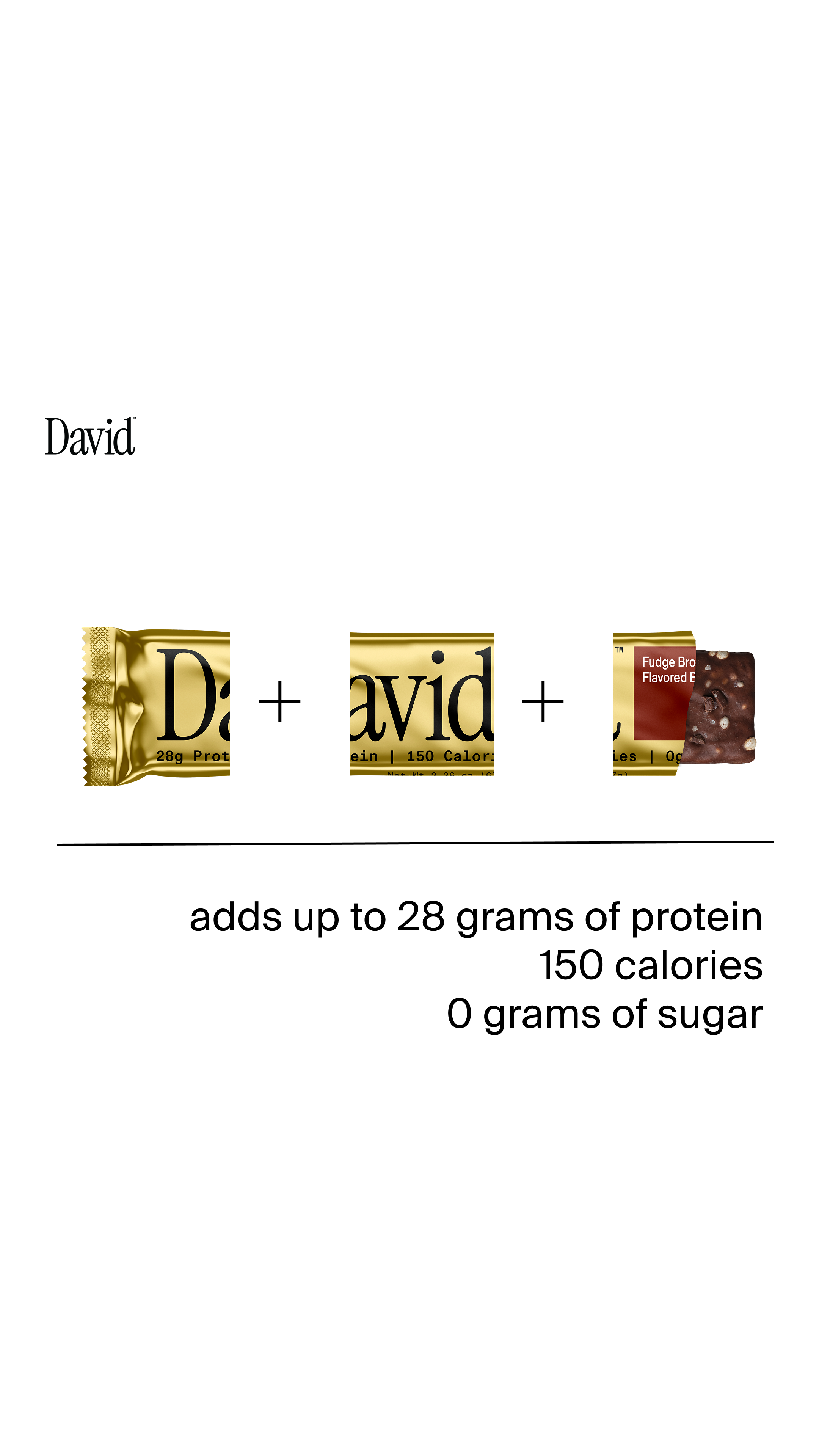 David Protein Facebook ad