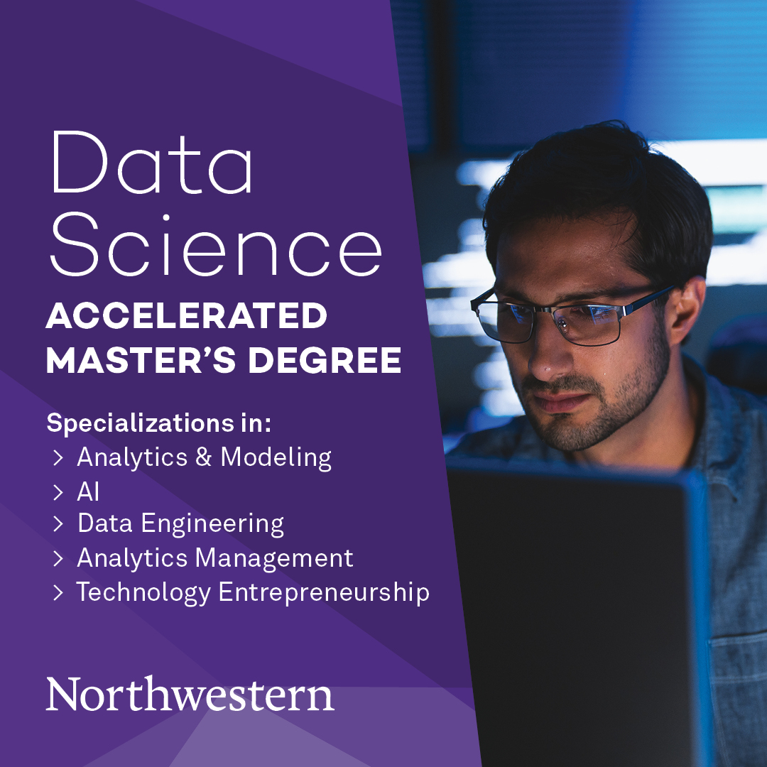 Northwestern University School of Professional Studies Facebook ad