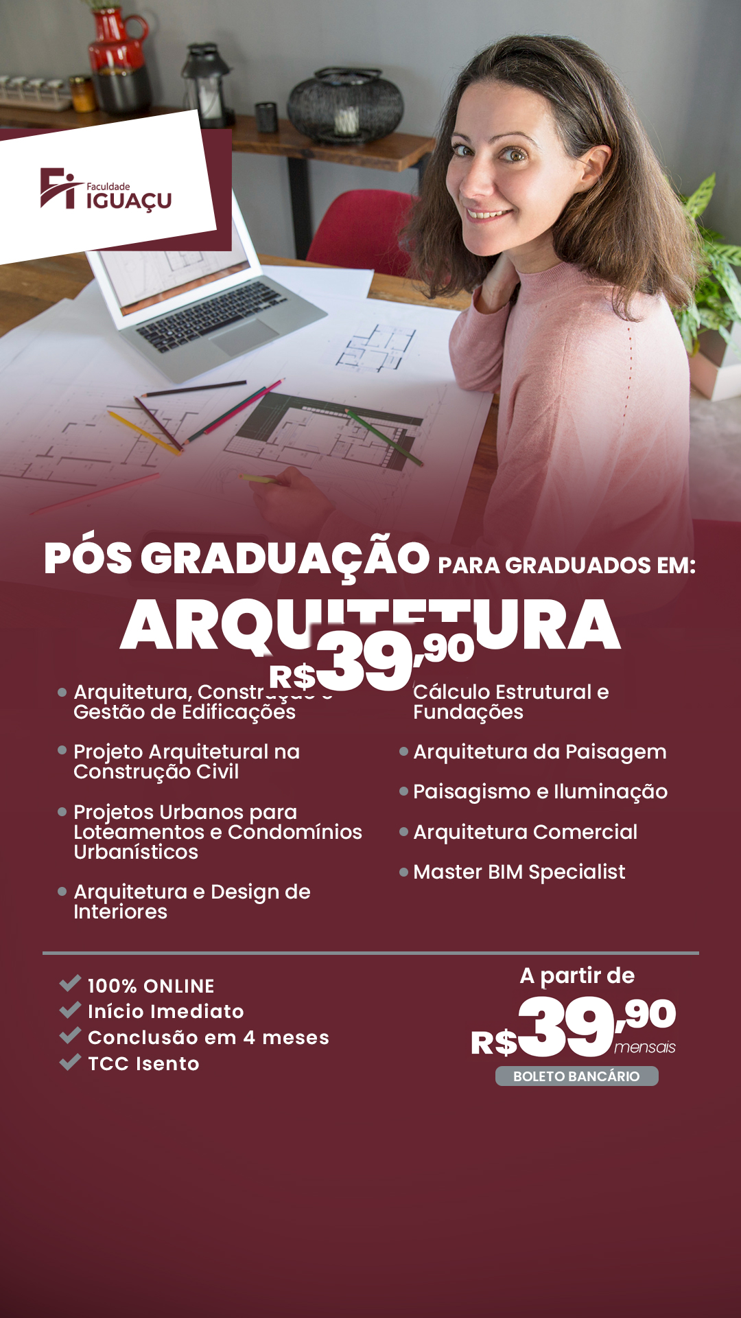 Central de Matrículas Facebook ad
