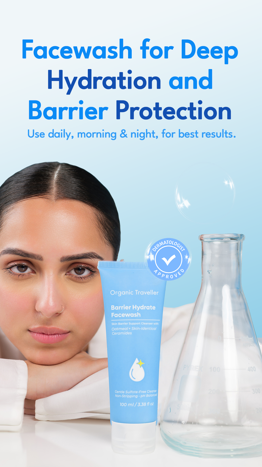 Organic Traveller - Skincare Facebook ad